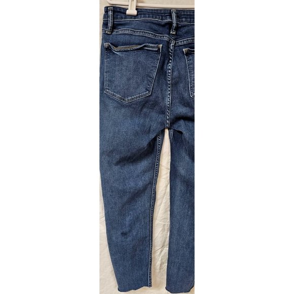 Silver Jeans Co Womens 30X26 High Note Skinny Exposed Button Fly Raw Hem Jeans - Picture 7 of 14